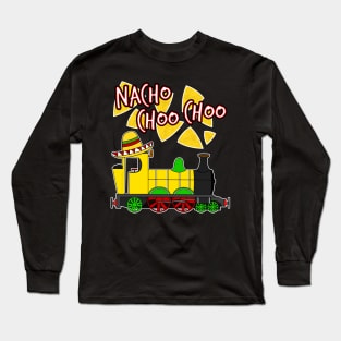 Nacho Mexican Steam Train Cinco De Mayo 2021 Long Sleeve T-Shirt
